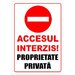 Proprietate privata si accesul interzis